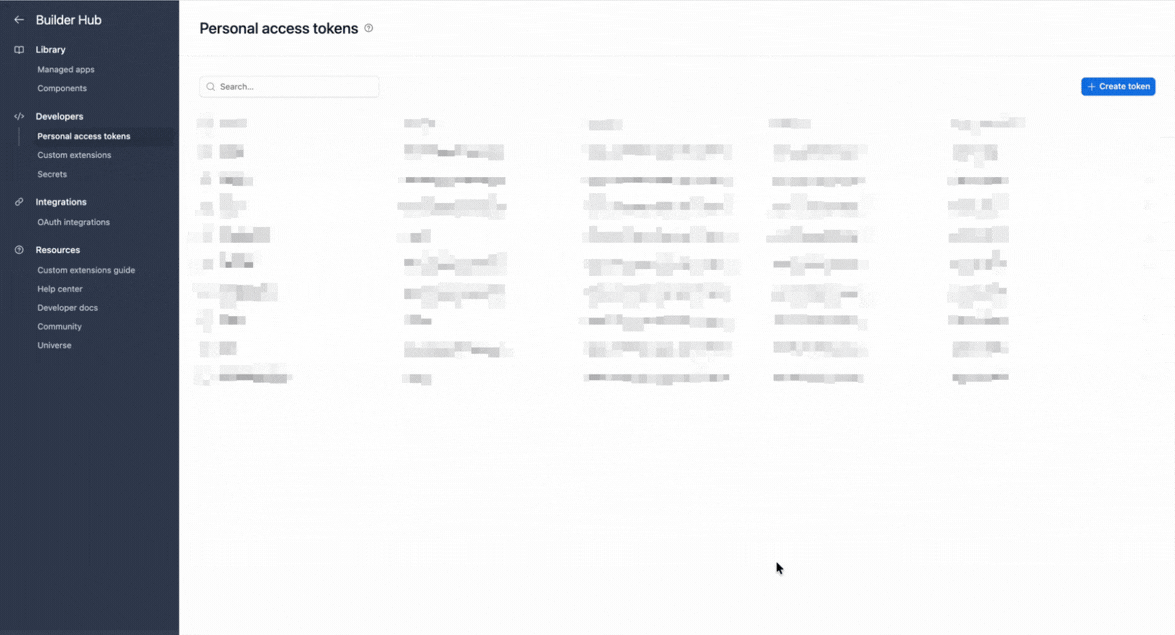 Creating a Personal Access Token in Airtable